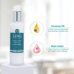 Ling Skincare Purifying Facial Cleanser, 120ml