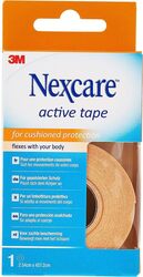 Nexcare Active Tape, Beige, 2.5cm x 4.5m, 1 Piece