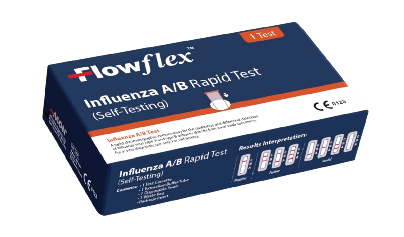 

FLOWFLEX Flow Flex Influenza A/B Rapid Test Single