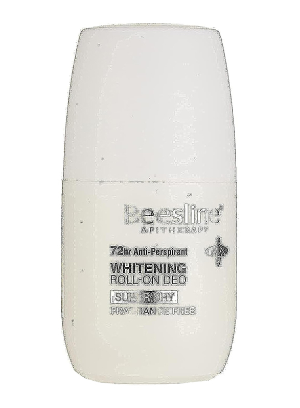 Beesline Whitening Super Dry Fragrance Free Roll On Deo, 50ml