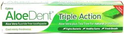 Aloedent Triple Action Fluoride Free Toothpaste, 100ml