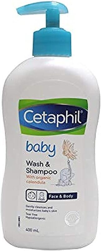Cetaphil 400ml Baby Wash & Shampoo for Kids