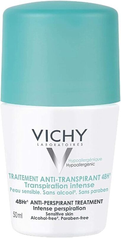 VICHY Anti Perspirant Intense Perspiration Roll On, 50ml