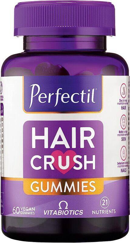 

Vitabiotics Perfectil Hair Crush Gummies, 60 Gummies