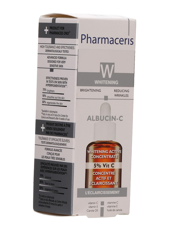 Pharmaceris W Albucin-C Whitening Active Concentrate 5% Vitamin C Serum, 30ml