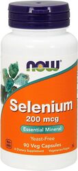 Now Foods Selenium Supplements, 200Mcg, 90 Capsules