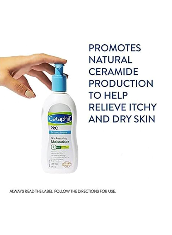 Cetaphil PRO Moisturizing Lotion for Eczema-Prone Skin, 295ml