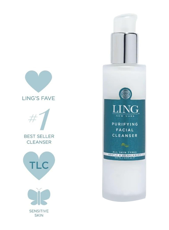 Ling Skincare Purifying Facial Cleanser, 120ml