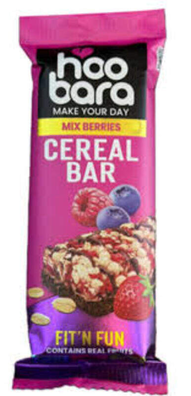 

Hoobara Cereal Bar Mix Berries