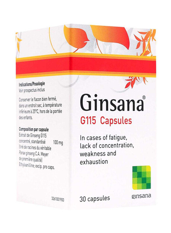 

Ginsana G115 Capsules, 30 Capsules