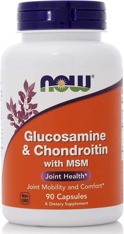 Now Foods Glucosamine and Chondroitin With MSM Capsules, 90 Capsules