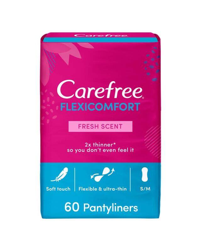 

Johnson & Johnson Carefree Flexi Comfort Fresh 60 Pcs