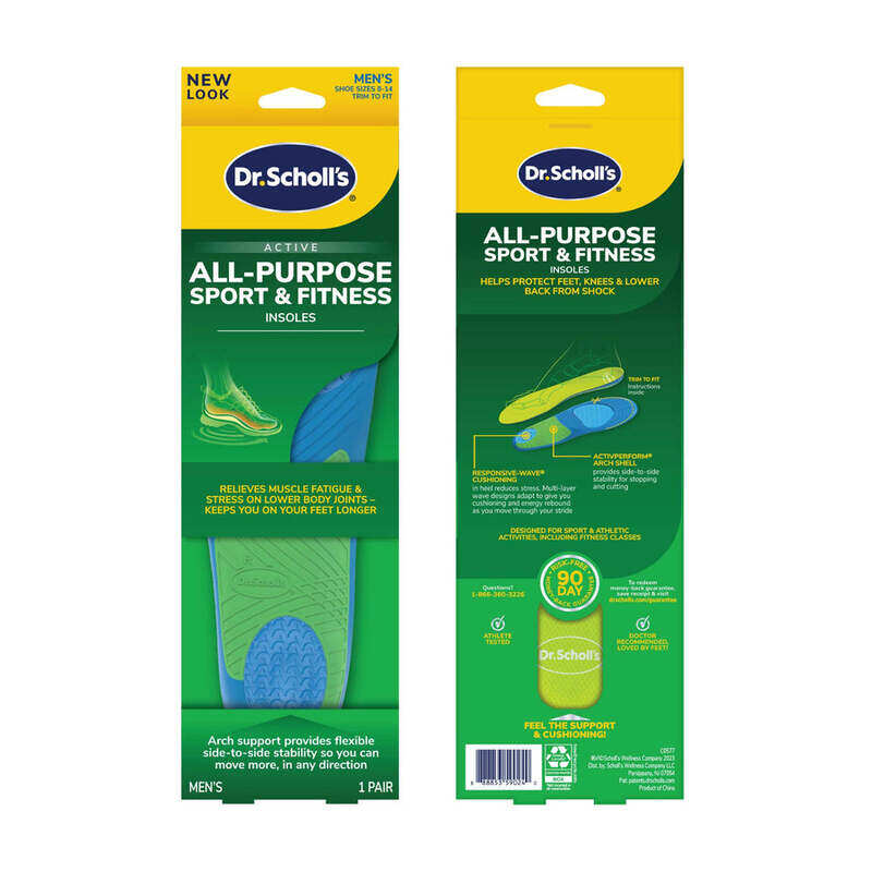 

Dr. Scholl'S All-Purpose Sport & Fitness Insoles Men