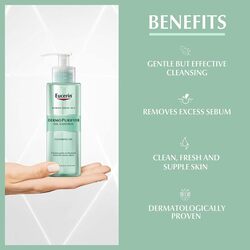 Eucerin DermoPurifyer Cleansing Gel for Blemish & Acne-Prone Skin, 200ml