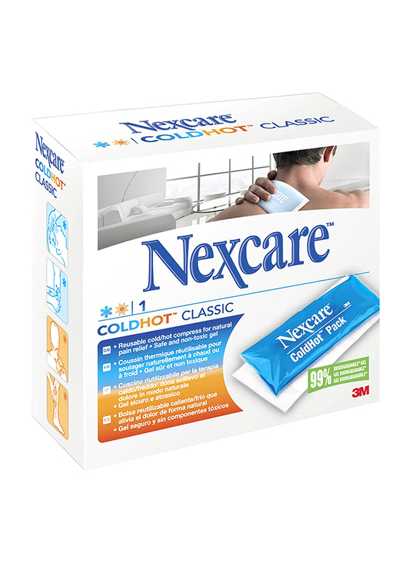 3M Nexcare Coldhot Classic N1570G Cold Hot Reusable Classic Gel, Blue, 100gm