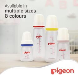 Pigeon Slim Neck Bottle With Cap, 240ml, Multicolour