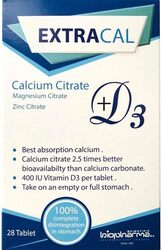 Extracal Calcium Citrate, 28 Tablets
