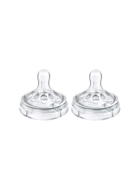 

Philips Avent 2 Piece Natural Feeding SCF655-27 Variable Teats Set, 3+ Months