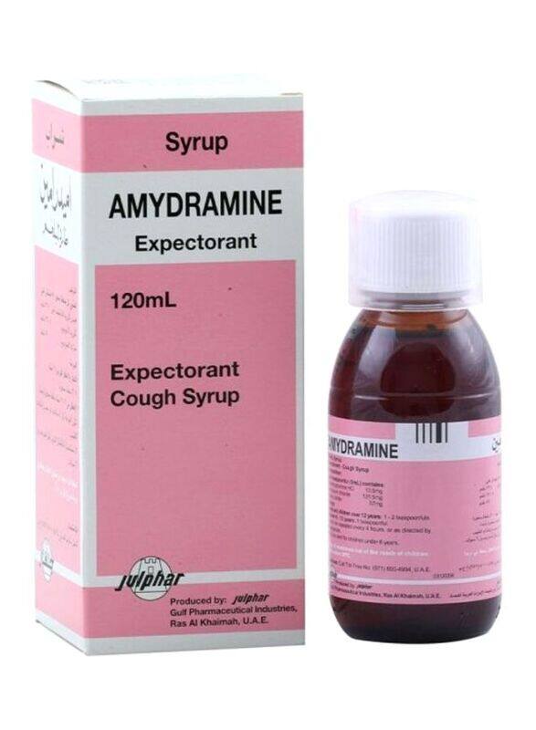 

Julphar Amydramine S/Free Expect Syru 120Ml