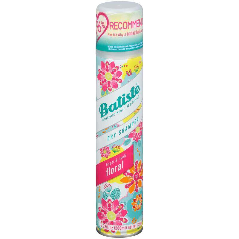 

Batiste Floral Essence Dry Shampoo for All Hair Types, 200ml