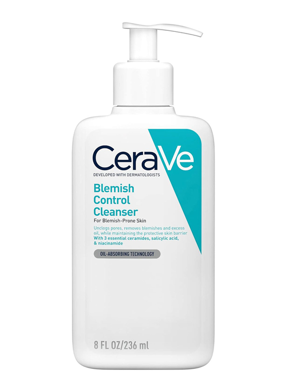 Cerave Blemish Control Cleanser with 2% Salicylic Acid & Niacinamide, 236ml