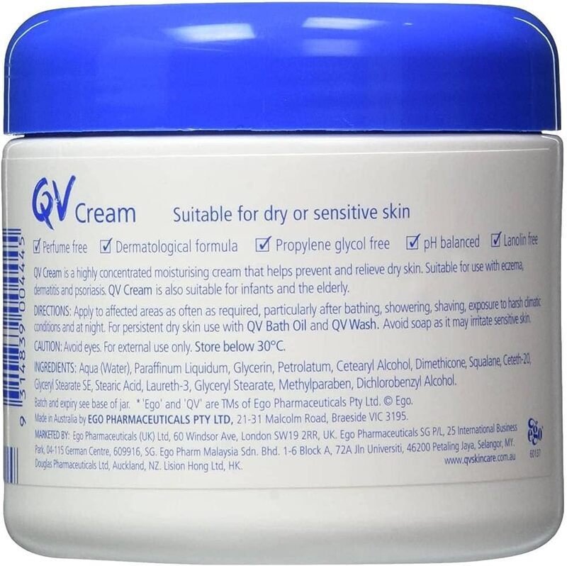 QV Body Moisturizers Cream, 250g
