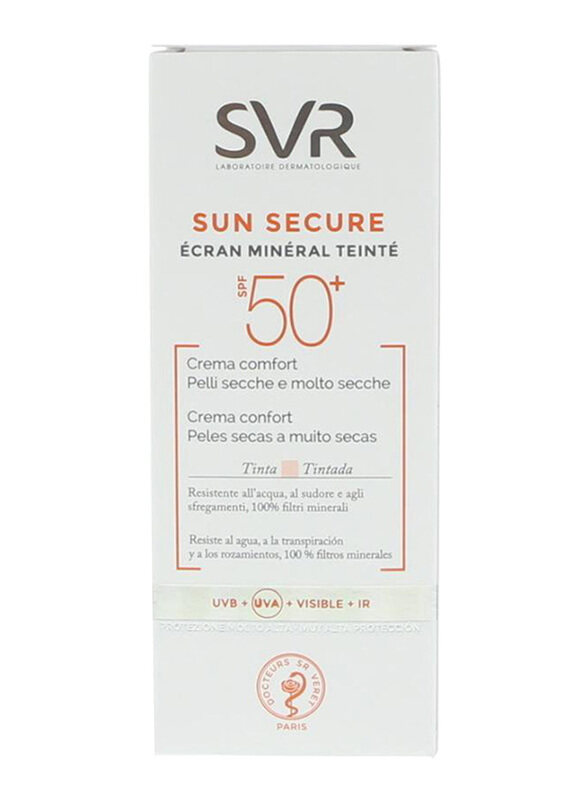 

Svr Sun Secure Mineral Sunscreen Tinted Comfort Cream SPF 50+, 50ml