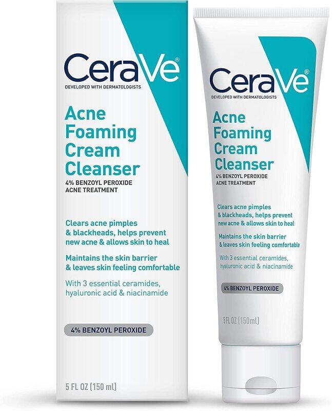 

Cerave Acne Foaming Cream Cleanser, 150ml