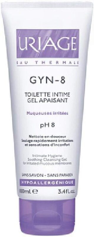 Uriage Gyn-8 Intimate Hygiene Cleansing Gel, 100ml