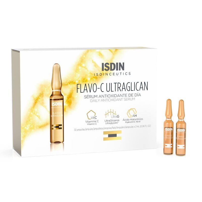 Isdin Ceutics Flavo-C Ultraglican Ampollas Moisturizers Cream, 30ml