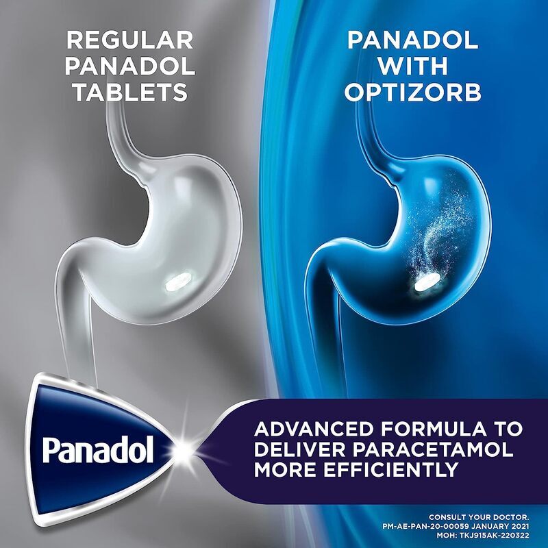 Panadol Advance with Opti Zorb Formulation, 48 Tablets