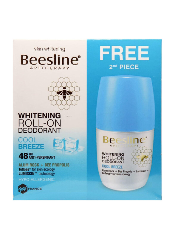

Beesline Cool Breeze Fragrance Whitening Roll-On Deodorant, 50ml, 2 Pieces