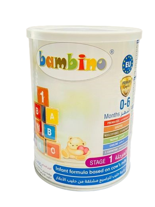 

Bambino Infant Formula Std Stage1 400Gm ( Tin )