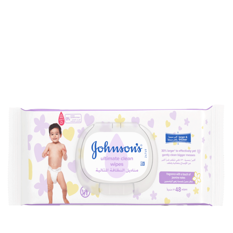 

Johnson & Johnson J&J ULTIMATE CLEAN WIPES 48S