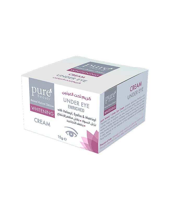 

PURE BEAUTY WHITENING CREAM UNDER EYE 15 gm