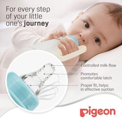 Pigeon Slim Neck Bottle With Cap, 240ml, White