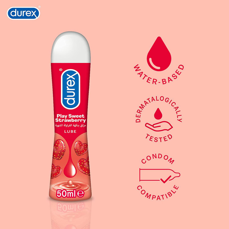 Durex Play Sweet Strawberry Lubricants Gel, 50ml