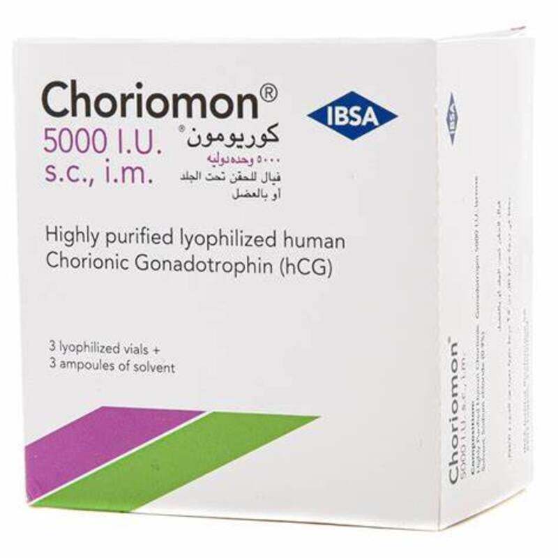 

Ibsa Institut Choriomon 5000Iu Amp 3S