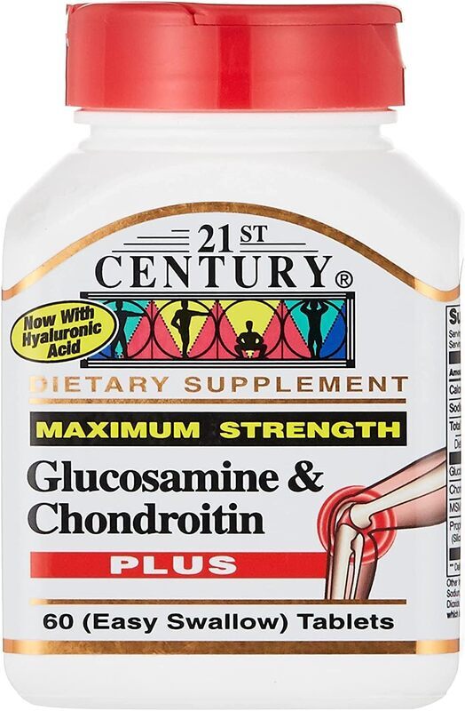 21St Century Glucosamine & Chondroitin Plus Dietary Supplement, 60 Tablets