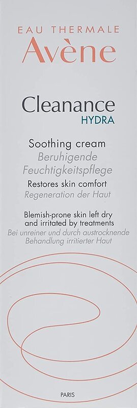 Avene Cleanance Hydra Soothing Cream for Dry Skin, 40ml