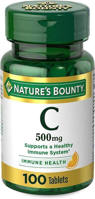 

Nature's Bounty Vitamin C Supplement, 500mg, 100 Tablets