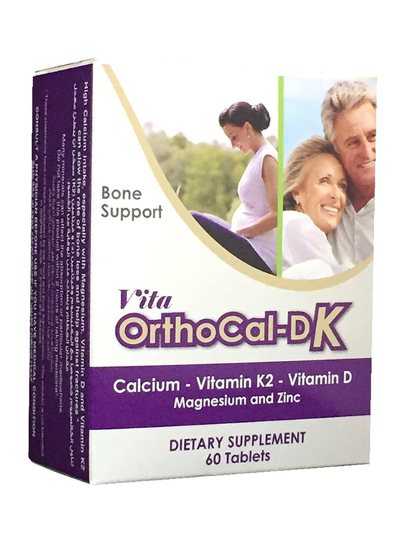 Nutrition Formulators Vita Orthocal DK Tablets Dietary Supplement, 60 Tablets