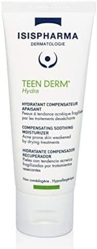 Isis Pharma Pharma Teen Derm Hydra Compensating Soothing Moisturizer, 40ml