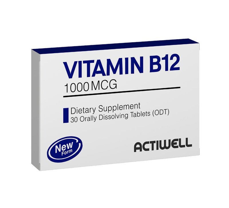 Actiwell Vitamin B12 1000Mcg Odt Tabs 30S