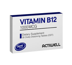 Actiwell Vitamin B12 1000Mcg Odt Tabs 30S