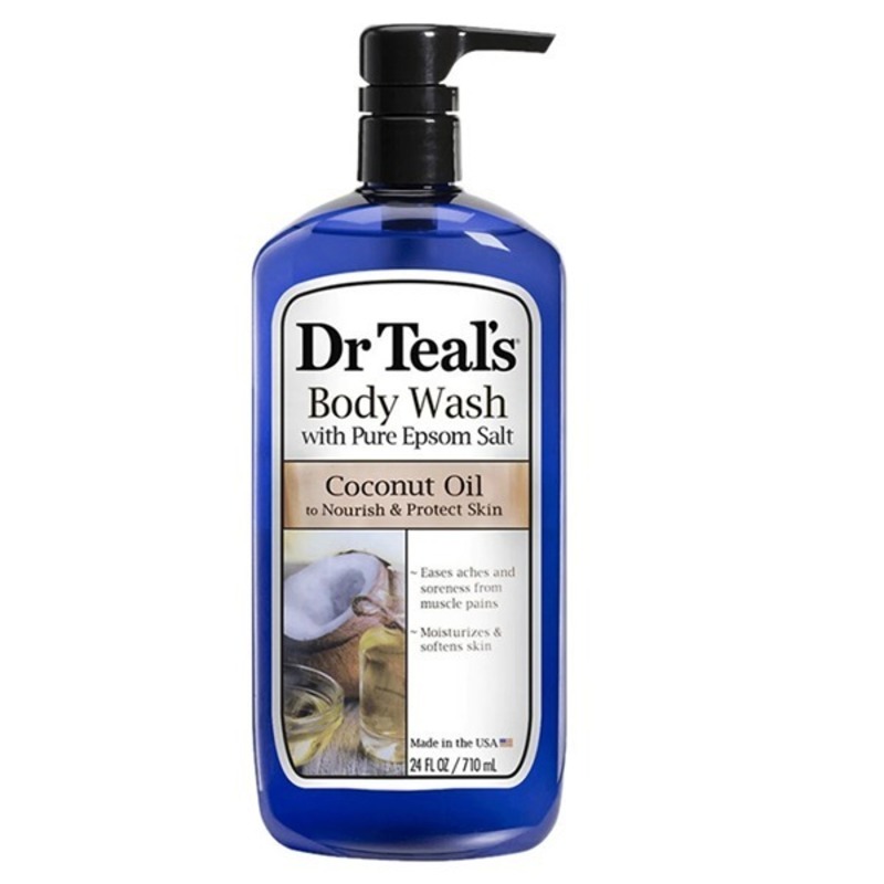 Dr Teals Epsom Salt Body Wash - Coconut Oil 710Ml