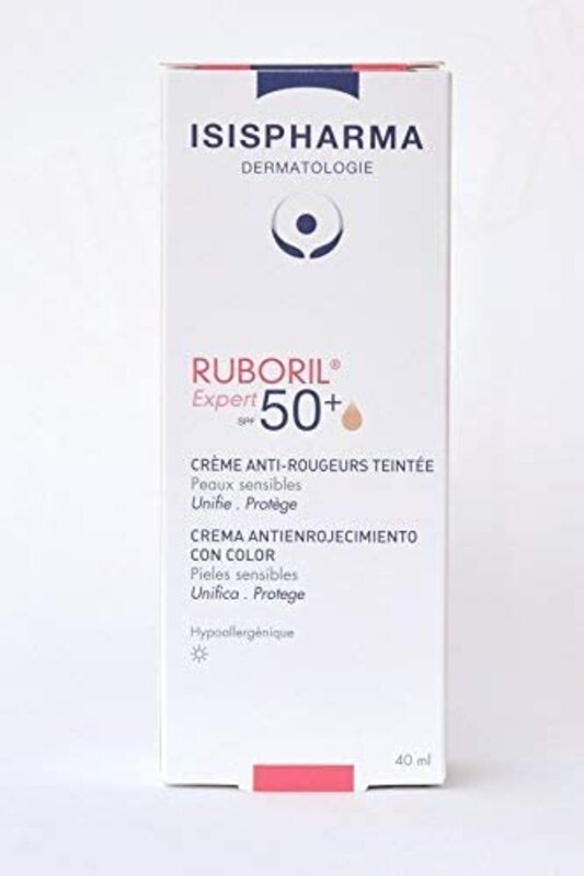 Isis Pharma Sunscreens Ruboril Expert SPF 50 Anti Redness Cream, 40ml
