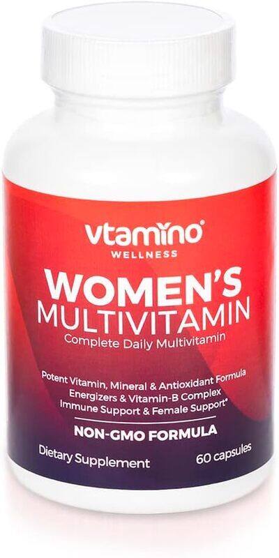 

Vtamino Women's Advanced Daily Multivitamin, 60 Capsules