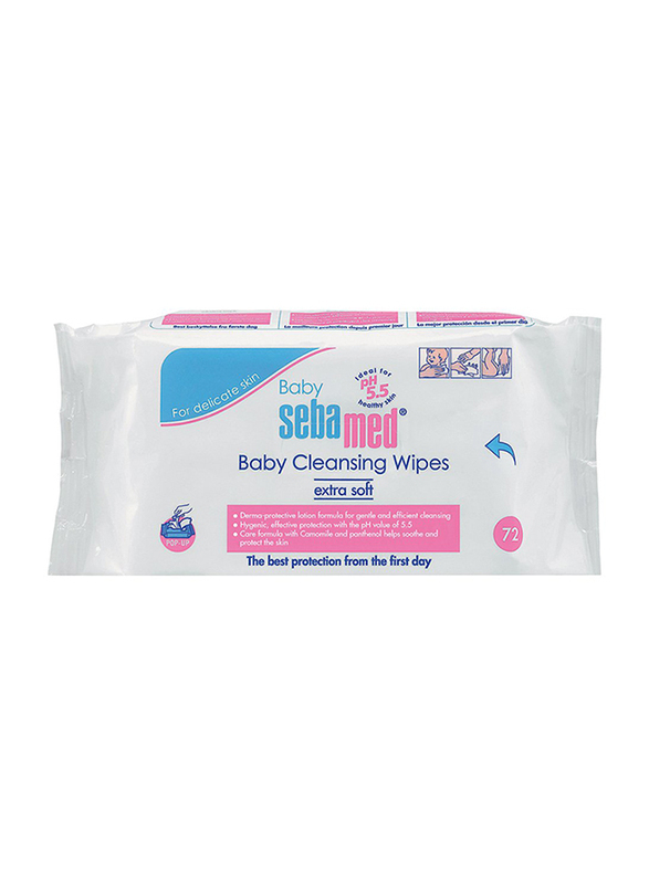 Sebamed Baby Wet Wipe, Pack of 4, 288 Sheets