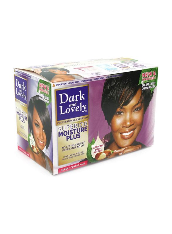 Queue Dark & Lovely Relaxer with Moisture Seal Plus Shea Butter Kit, Set